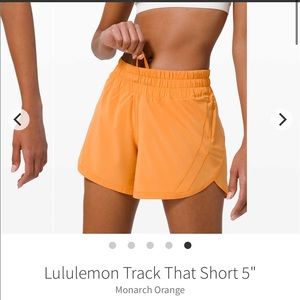 SOLD! Lululemon Track That Mid Rise Short 5”